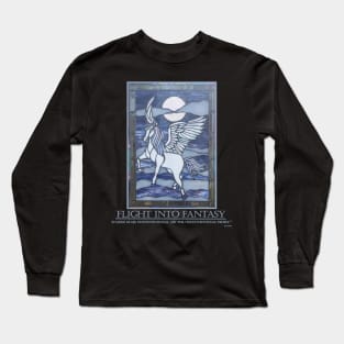 Flight Into Fantasy Stained Glass for Dark Items Long Sleeve T-Shirt